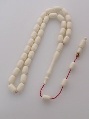 Fildişi Görünümlü Sistemli Kapsül Kesim Beyaz Aramith Bilardo Topu Tesbih