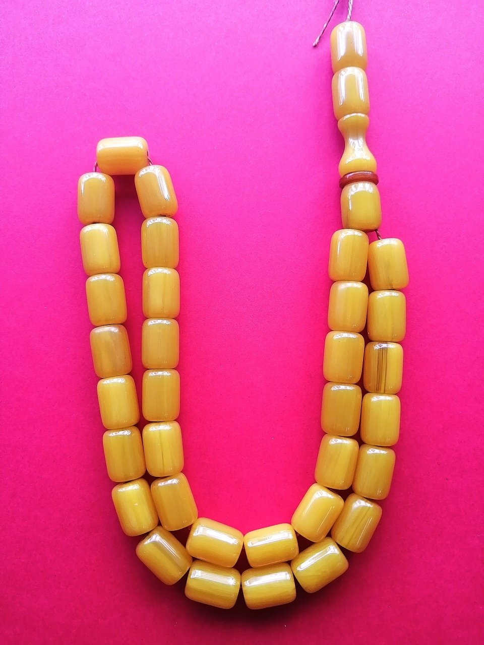 Dabbas Malz. Hareli Kapsül Kesim Sıkma Kehribar Tesbih