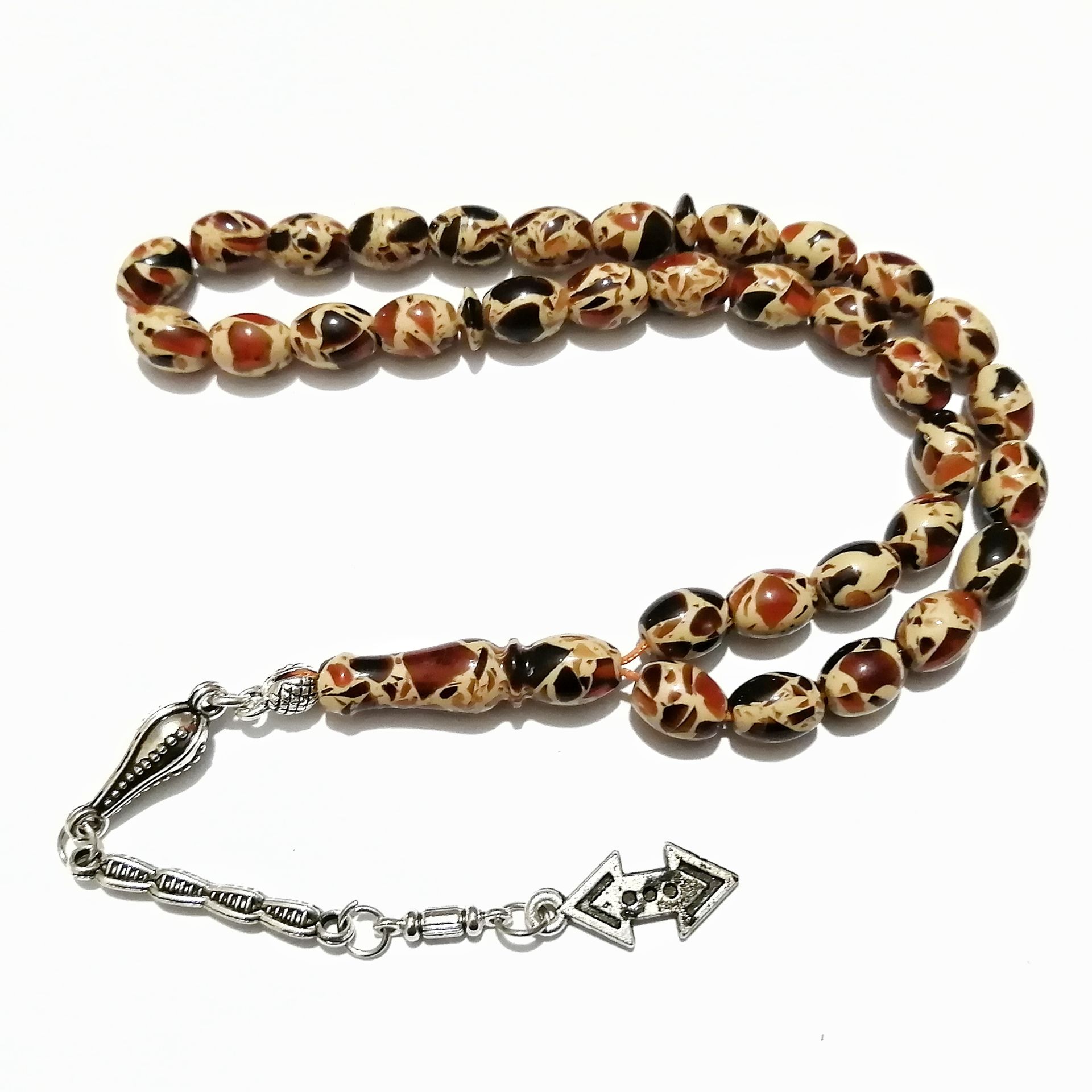 Alpaka Püsküllü Beyzi Kesim Kokulu Beyrut Damla Tesbih