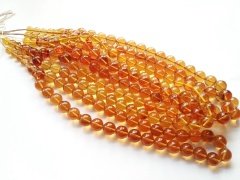 Küre Kesim Özel İşçilikli Ateş Kehribar Tesbih