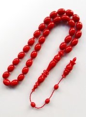 Özel İşçilikli Sistemli İmamesi Halkalı Galalith Tesbih