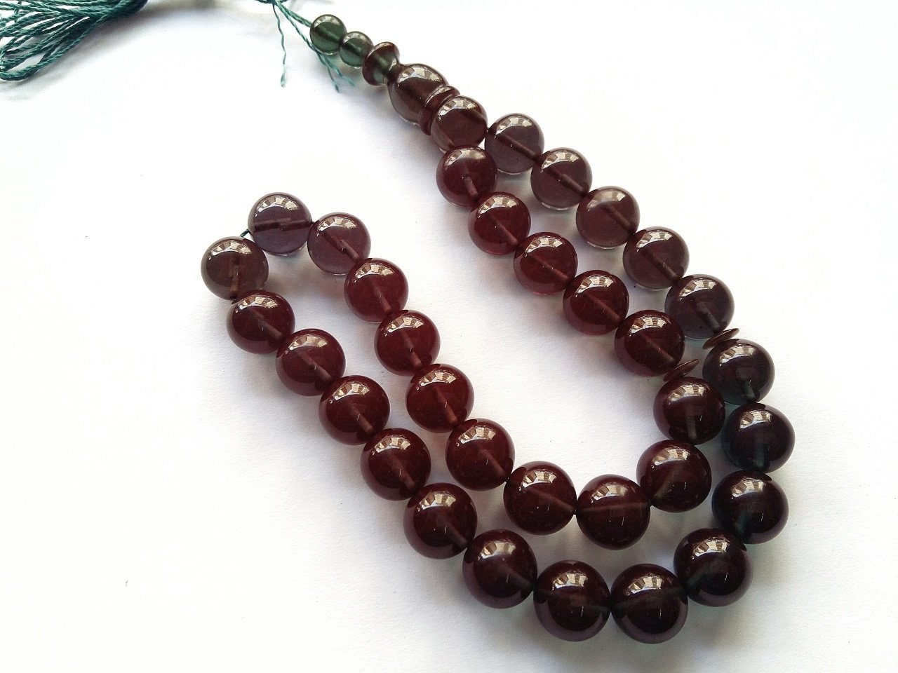 Küre Kesim Özel İşçilikli Ateş Kehribar Tesbih