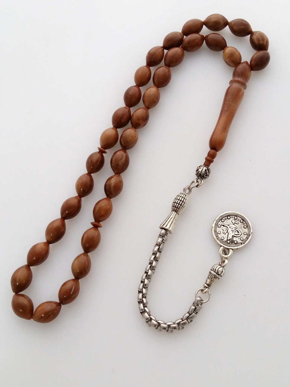 Metal Püsküllü Beyzi Kesim Kuka Tesbih