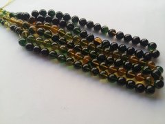 Küre Kesim Özel İşçilikli Hareli Ateş Kehribar Tesbih