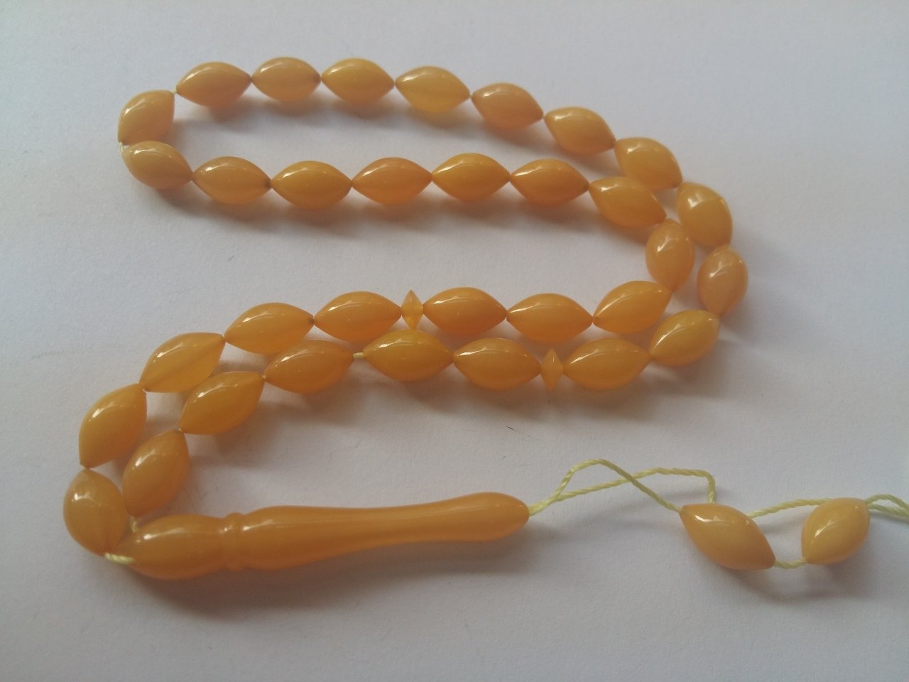 Sıkma Kehribar Tesbih