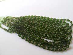 Çimen Yeşili Ateş Kehribar Tesbih