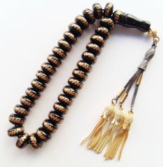 Sarı Sarma Rus Taşı Tesbih