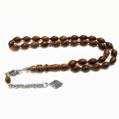 Gümüş Kaplama Alpaka Püsküllü Beyzi Kesim Kuka Tesbih