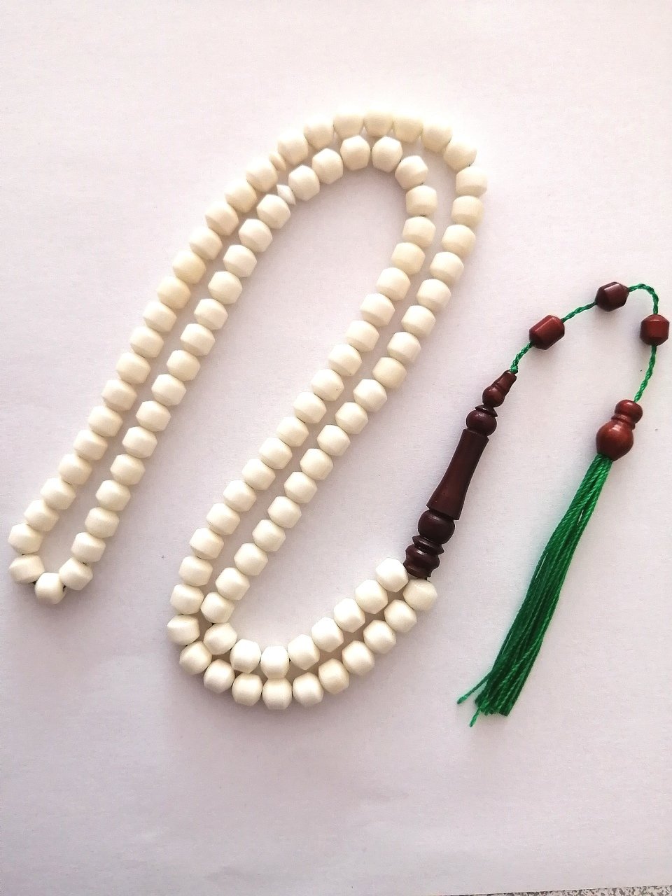 99 luk sistem İp Püsküllü Deve Kemiği Tesbih