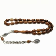 Gümüş Kaplama Alpaka Püsküllü Beyzi Kesim Kuka Tesbih