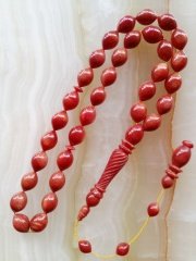 Sistemli İmamesi İşçilikli Piyasanın En Kaliteli Hammadesinden Yapılmış Kolleksiyonluk Sıkma Kehribar Tesbih