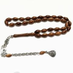 Gümüş Kaplama Alpaka Püsküllü Beyzi Kesim Kuka Tesbih