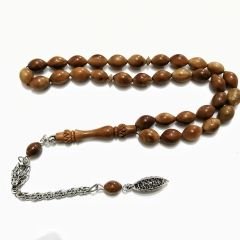 Gümüş Kaplama Alpaka Püsküllü Beyzi Kesim Kuka Tesbih