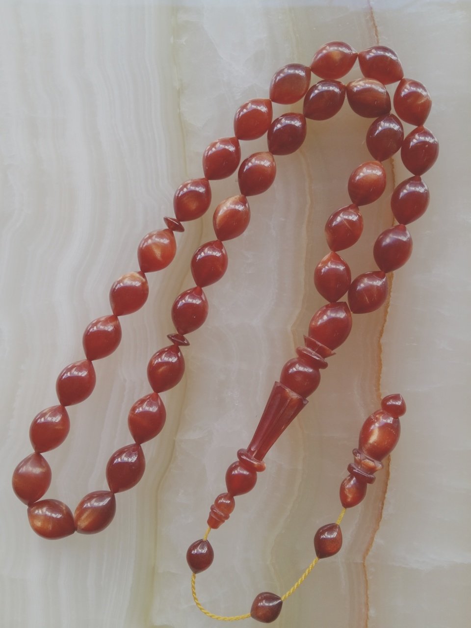 Sistemli Imamesi İşçilikli Piyasanın En Kaliteli Hammadesinden Yapılmış Kolleksiyonluk Sıkma Kehribar Tesbih