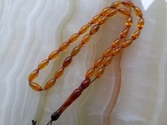 Ateş Kehribar Tesbih