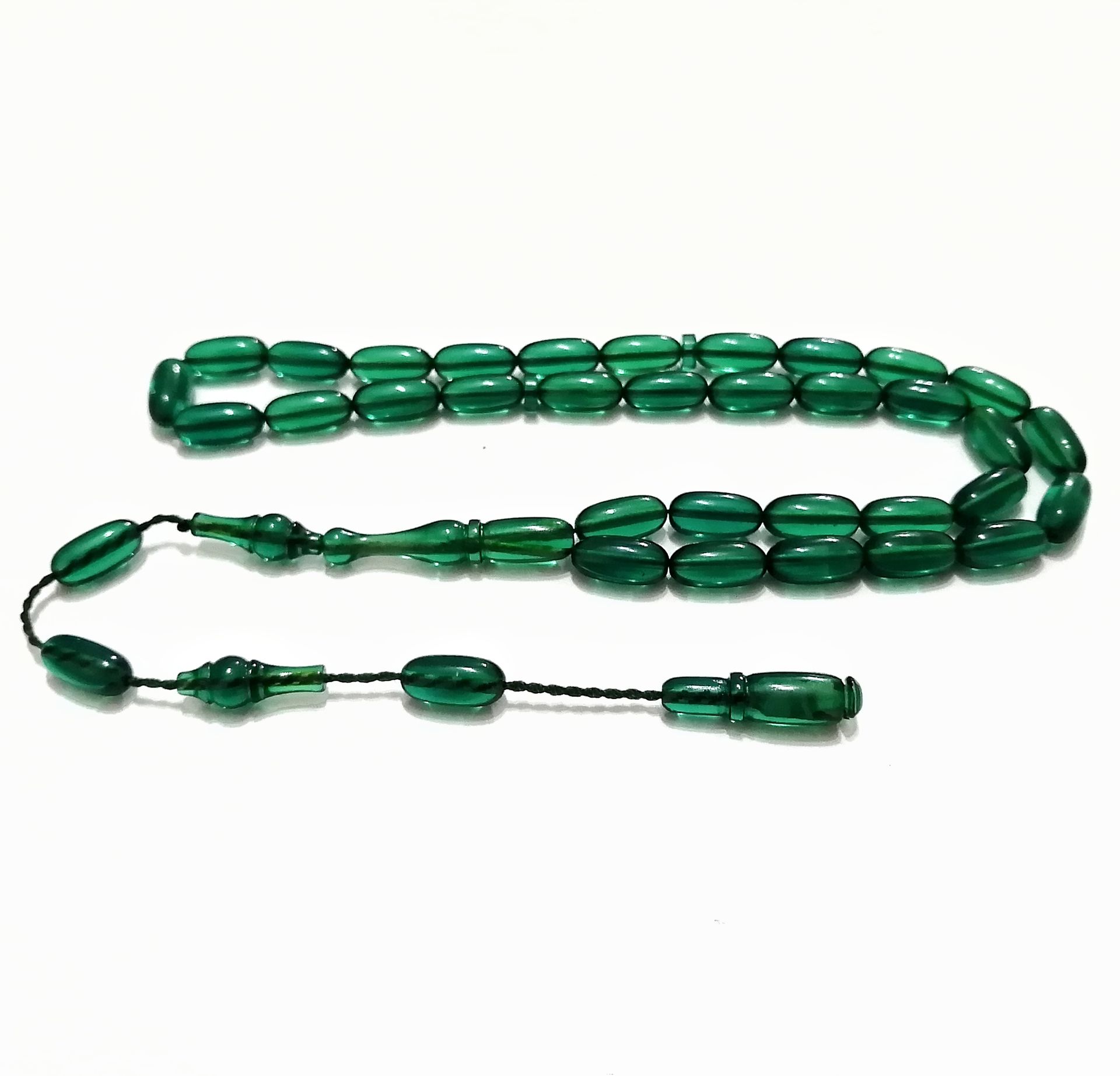 Sistem Püsküllü Şenalp Model Ateş Kehribar Tesbih