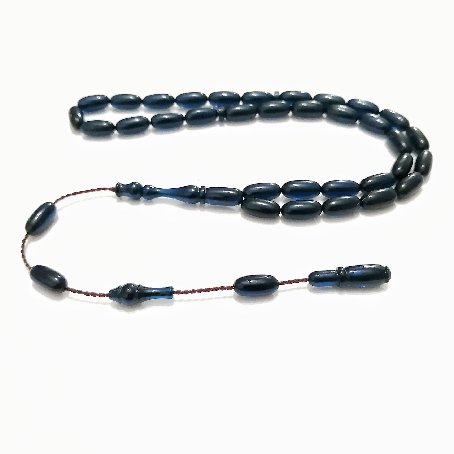 Sistem Püsküllü Şenalp Model Ateş Kehribar Tesbih