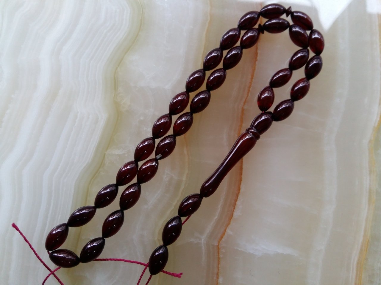 Ateş Kehribar Tesbih