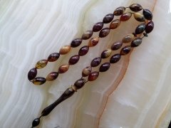 Sıkma Kehribar Tesbih