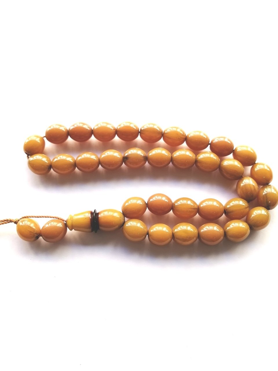 Eskitme Model Yumurta Kesim Hareli Sıkma Kehribar Tesbih