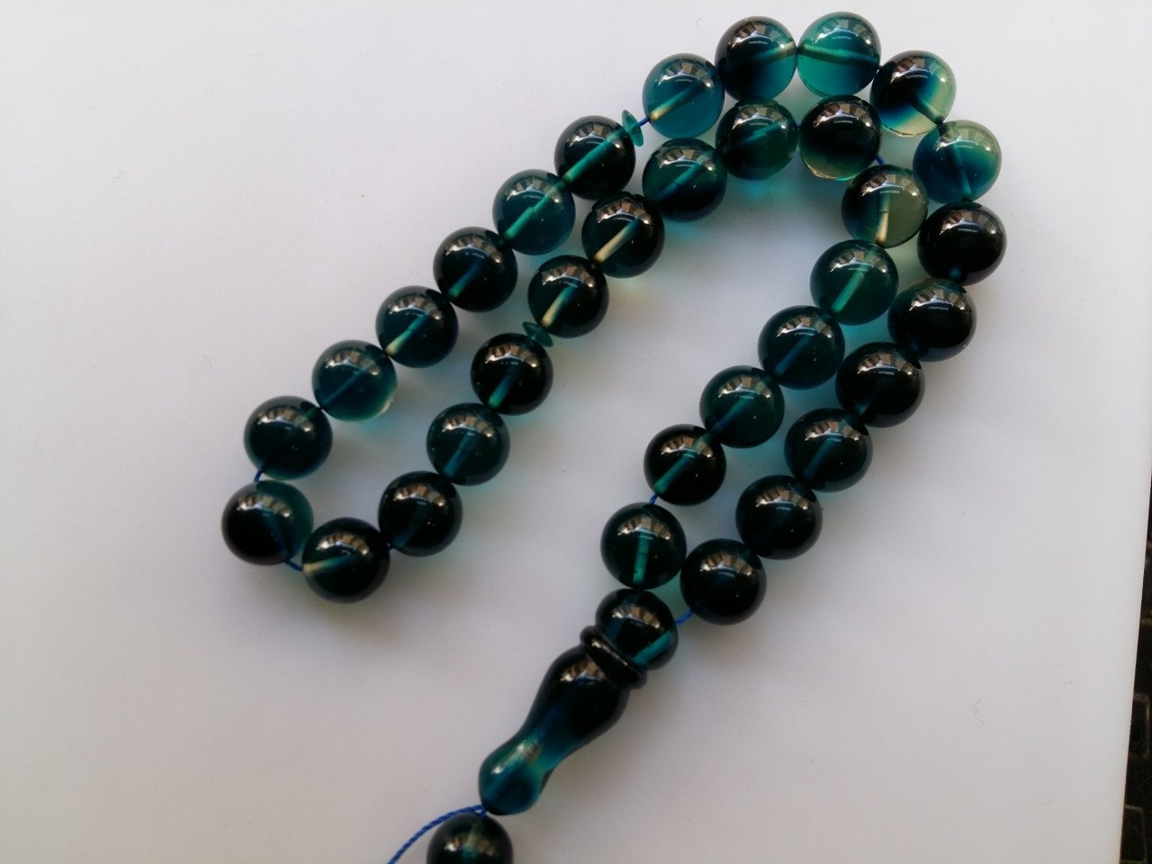 Sıkma Kehribar Tesbih