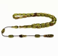 Sistem Püsküllü Şenalp Model Sıkma Kehribar Tesbih