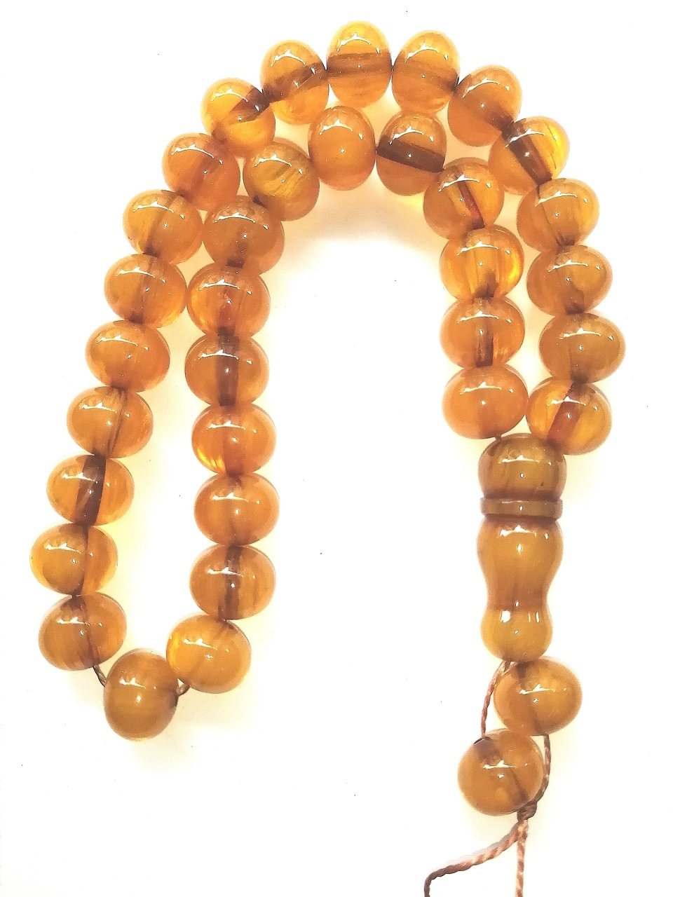 Çubuk Malzeme Eskitme Model Dik Hareli Sıkma Kehribar Tesbih