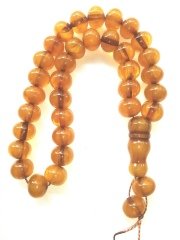 Çubuk Malzeme Eskitme Model Dik Hareli Sıkma Kehribar Tesbih