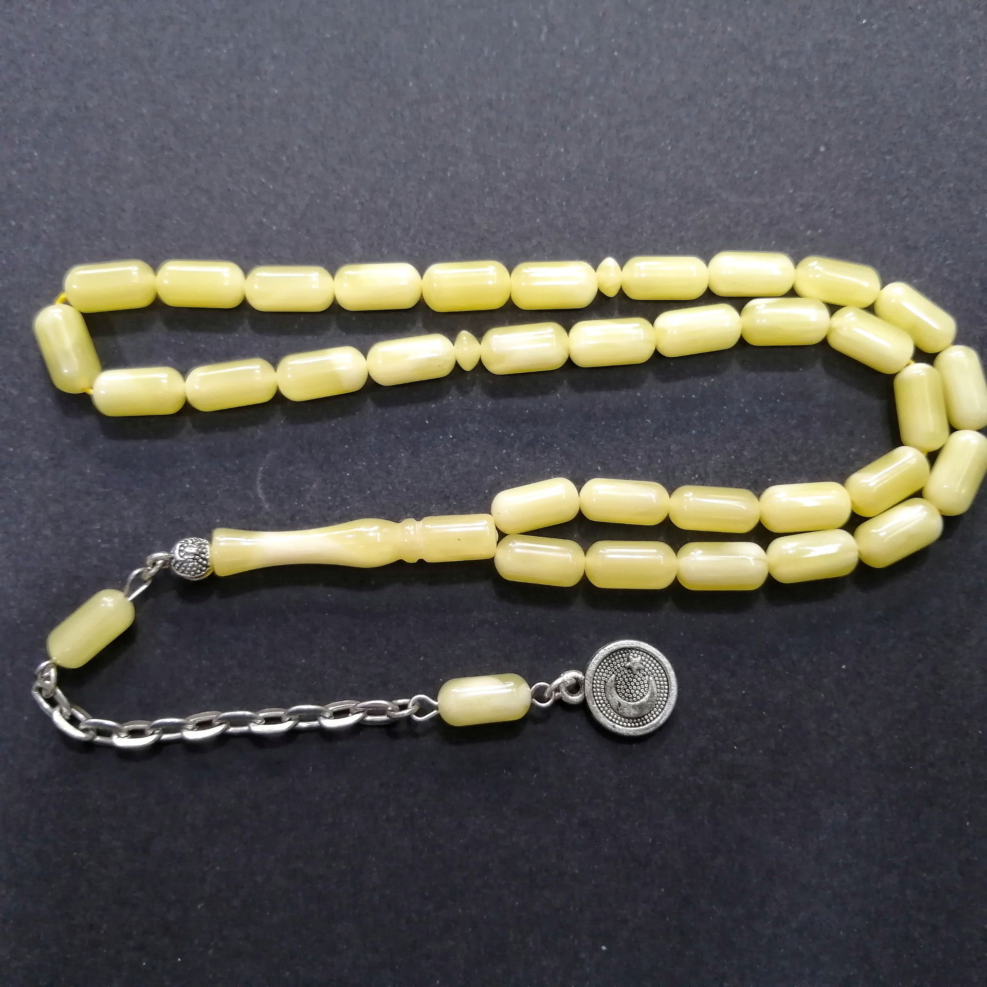 Alpaka Püsküllü Kapsül Kesim Kokulu Tesbih