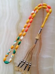 Metal Elişi Kazaz Püsküllü Beyzi Kesim Bilardo Topu Tesbih