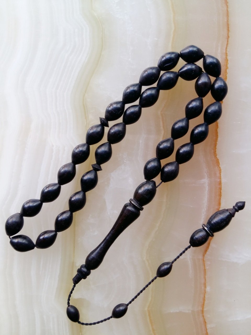 Sistemli Abanoz Ağacı Tesbih