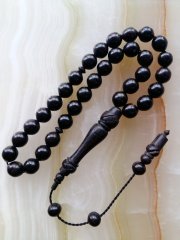 Sistemli Mevlevi Modeli İmame Abanoz Ağacı Tesbih