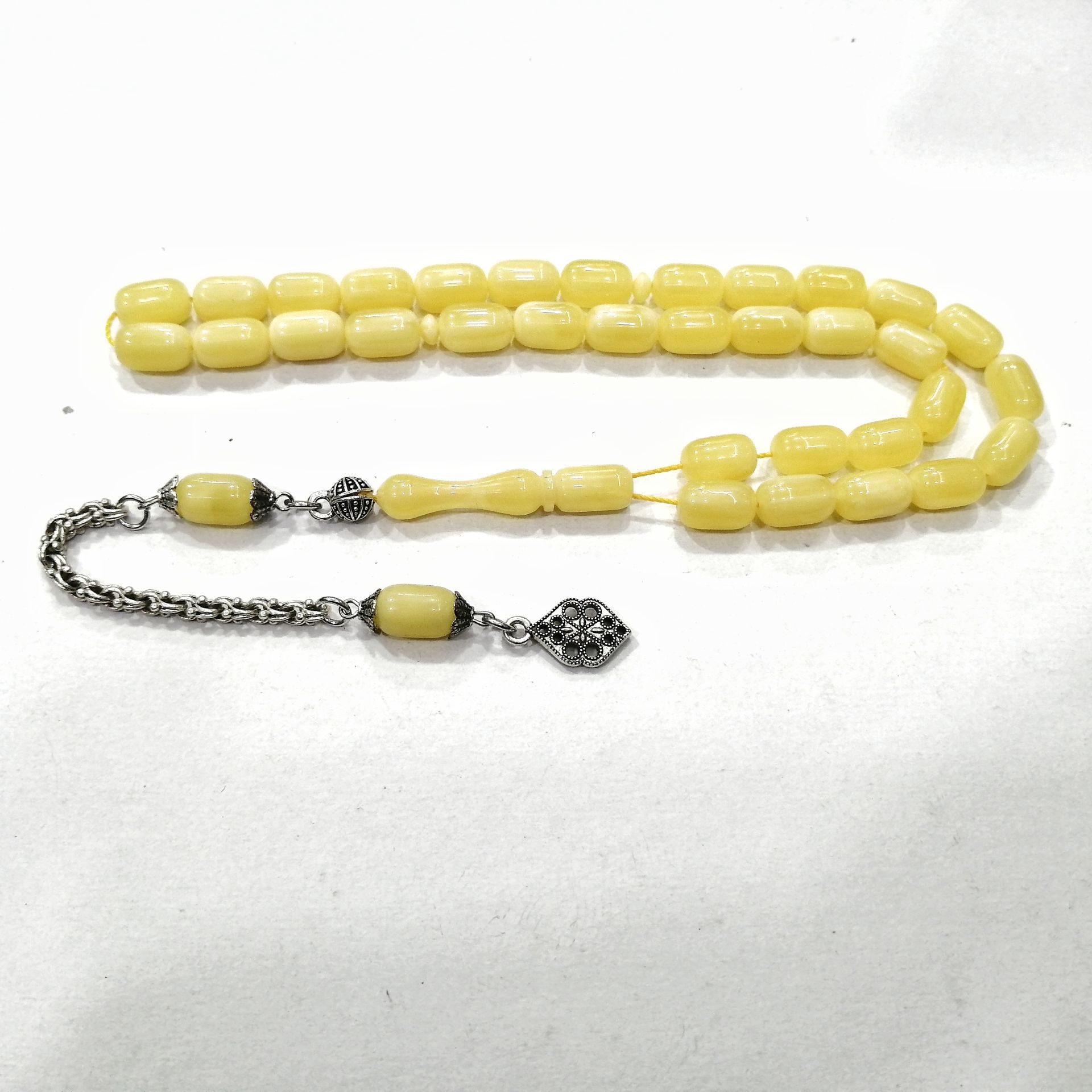 Alpaka Püsküllü Kapsül Kesim Kokulu Beyrut Damla Tesbih