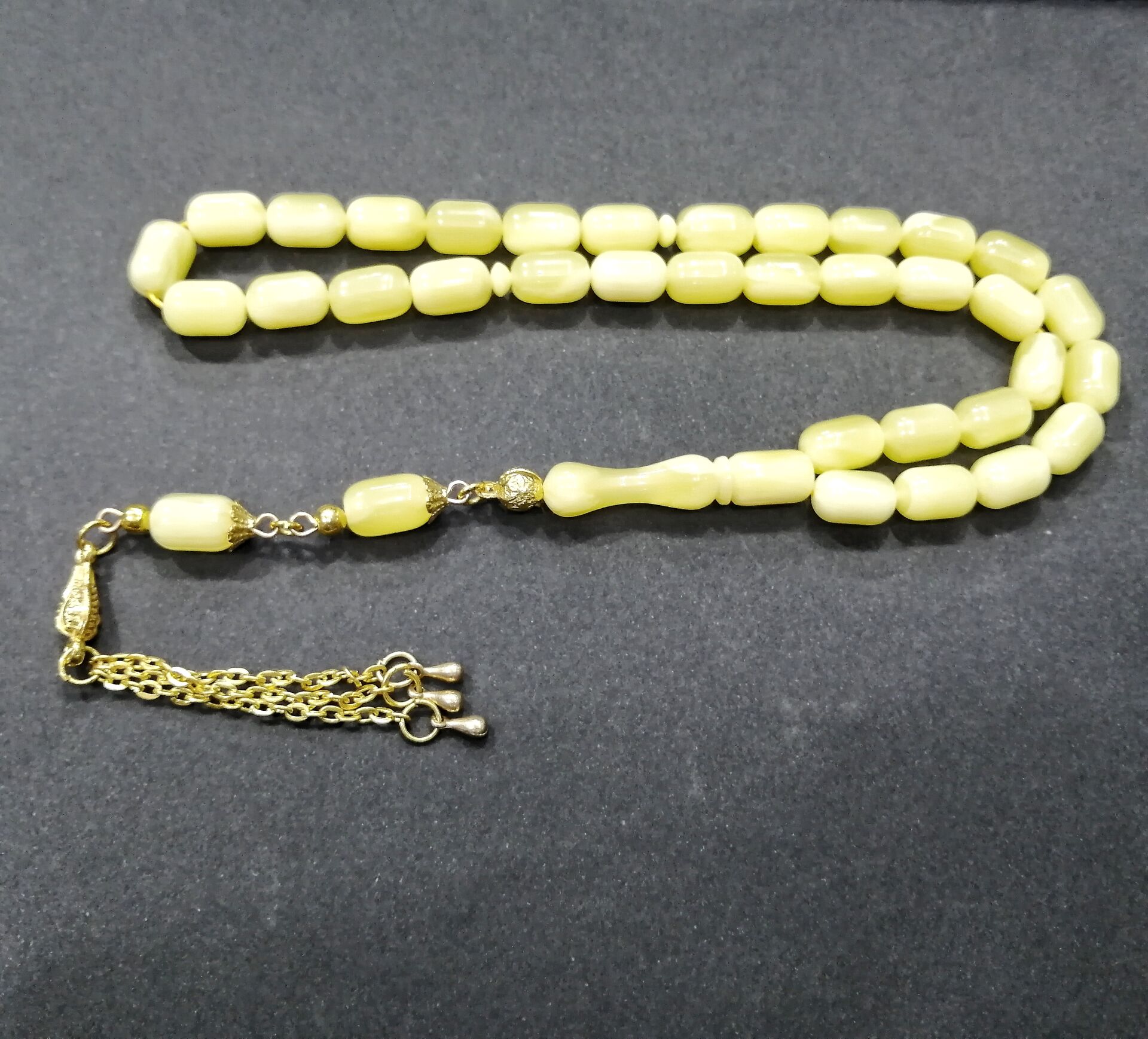 Alpaka Püsküllü Kapsül Kesim Kokulu Beyrut Damla Tesbih