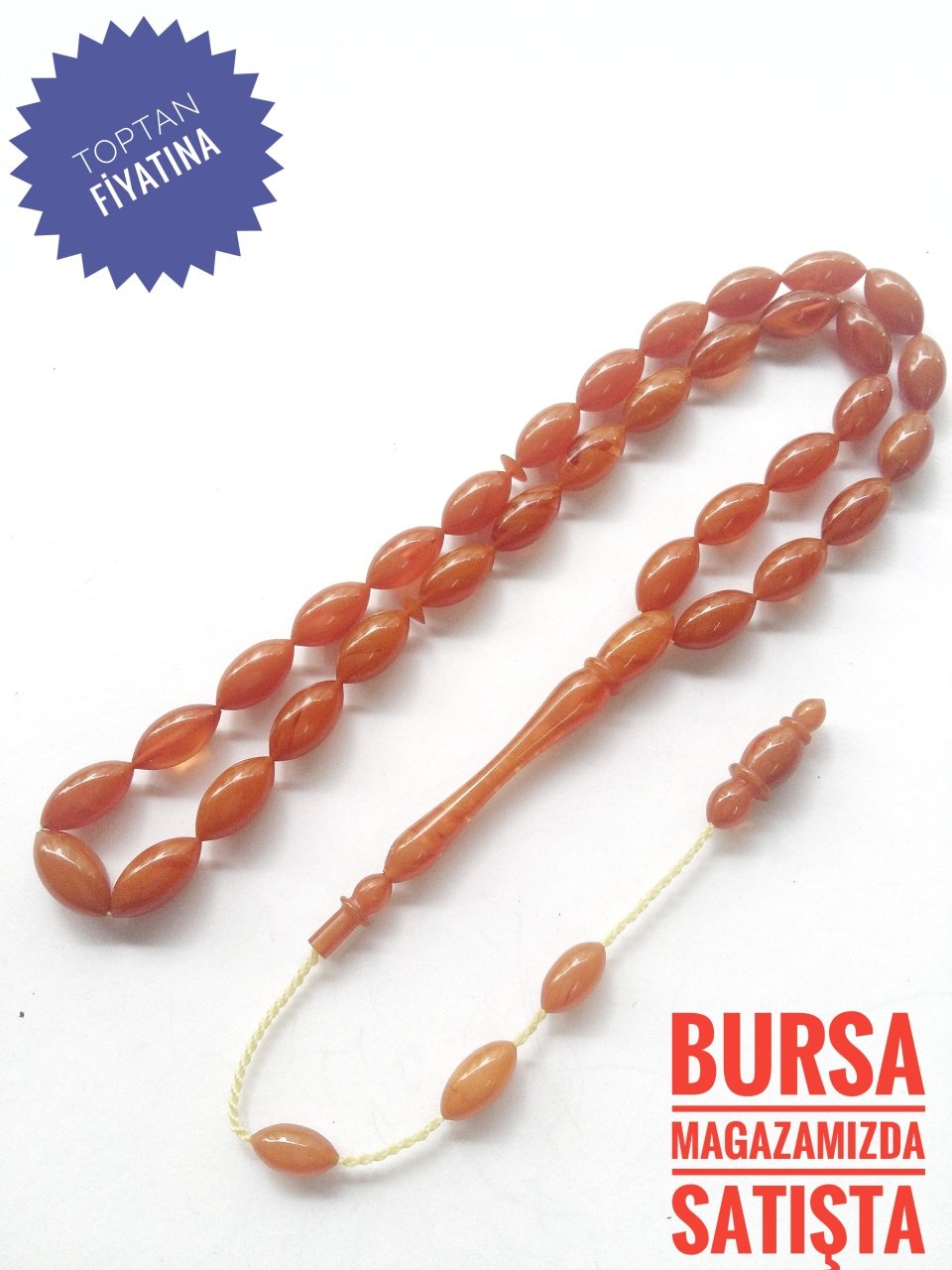 Usta Yapımı Koleksiyonluk Beyzi Kesim Sıkma Kehribar