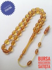 Usta Yapımı Koleksiyonluk Beyzi Kesim Ateş Kehribar