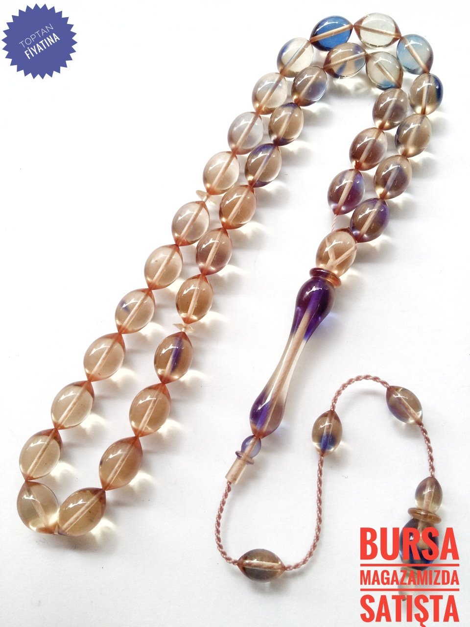 Usta Yapımı Koleksiyonluk Beyzi Kesim Ateş Kehribar