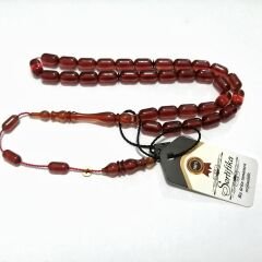 Sistem Püsküllü Kapsül Kesim Ateş Kehribar Tesbih