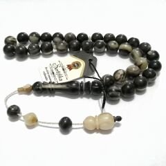 Sistem Püsküllü İri Boy Küre Kesim Koç Boynuzu Tesbih