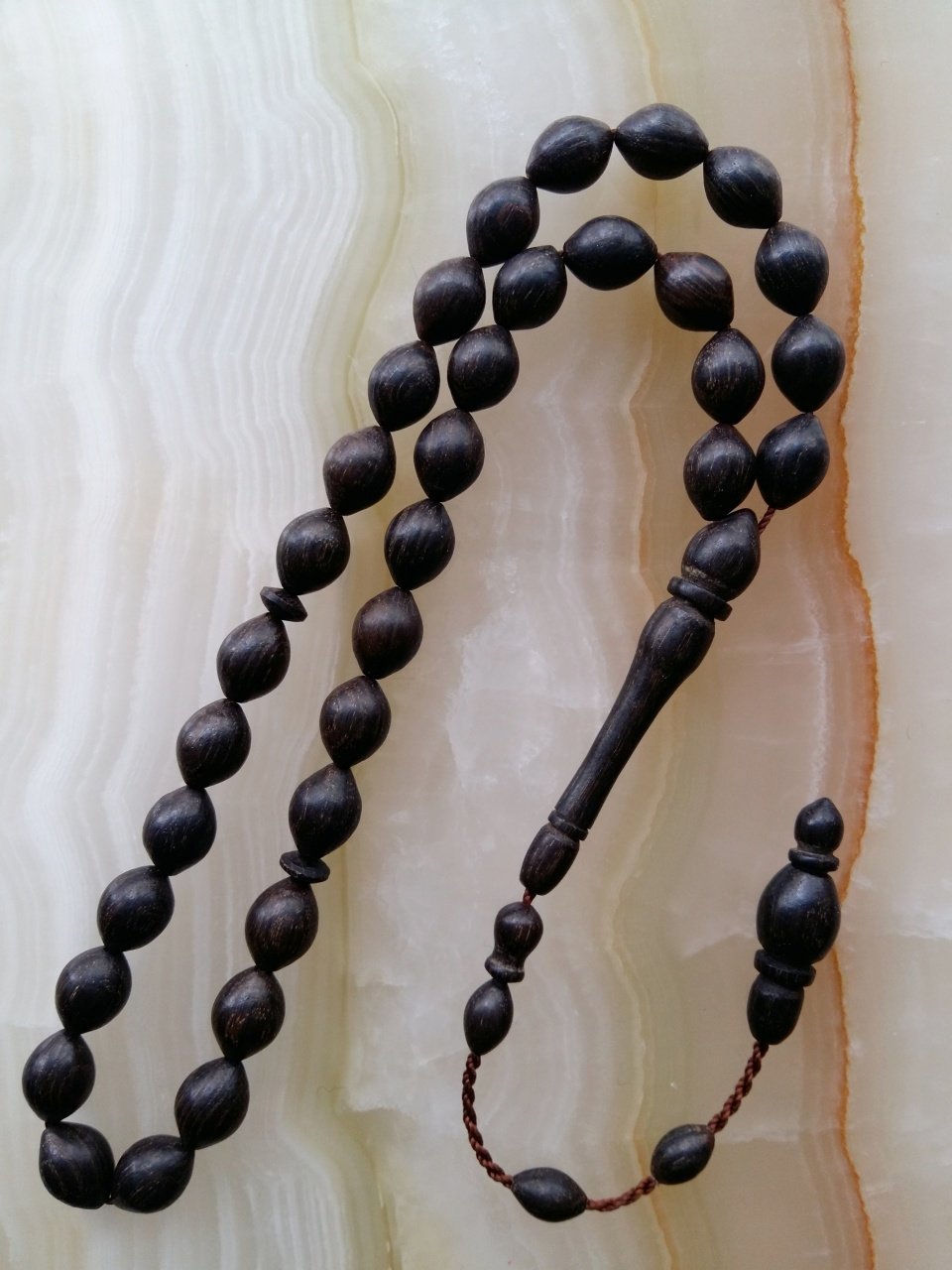 Sistemli Tombul Beyzi Kesim Kesme Ağacı Tesbih