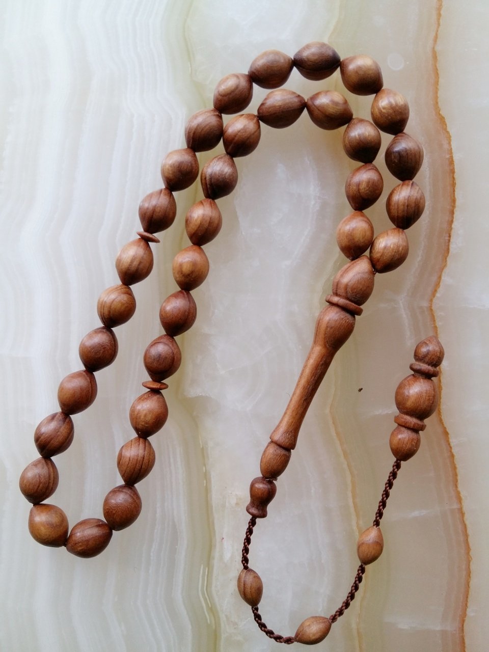 Sistemli Tombul Beyzi Kesim Gelincik Ağacı Tesbih