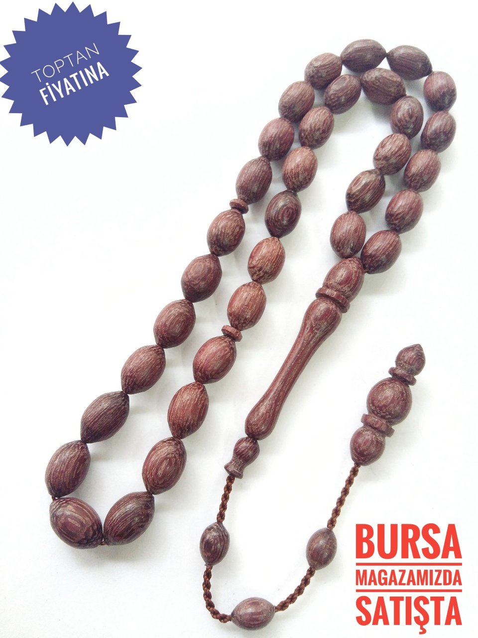 Mor Gül Ağacı Tesbih