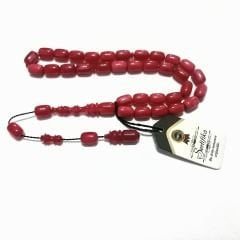 Sistem Püsküllü Kapsül Kesim Hareli Sıkma Kehribar Tesbih