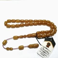 Sistem Püsküllü Kapsül Kesim Hareli Sıkma Kehribar Tesbih