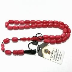 Sistem Püsküllü Kapsül Kesim Hareli Sıkma Kehribar Tesbih