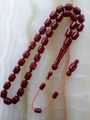 Sistemli Imamesi İşçilikli Kolleksiyonluk özel İşçilikli Atölye Yapımı Osmanlı Tadında Uçlu Kapsül Kesim Ateş Kehribar