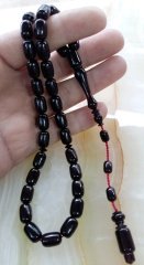 Sistemli Imamesi İşçilikli Kolleksiyonluk özel İşçilikli Atölye Yapımı Kapsül Kesim Ateş Kehribar Tesbih