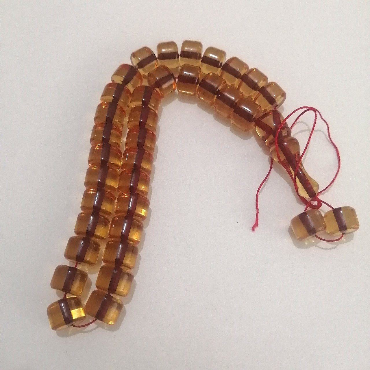 Tekerlek Kesim Ateş Kehribar Tesbih