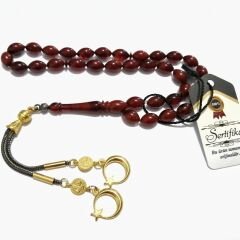 Alpaka Püsküllü Beyzi Kesim Sıkma Tesbih