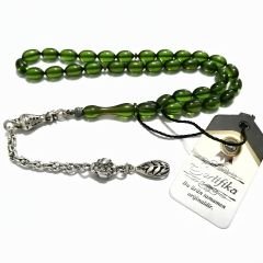 Gümüş Kaplama Alpaka Püsküllü Beyzi Kesim Ateş Tesbih